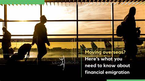 tax emigration as people leaving for a new life